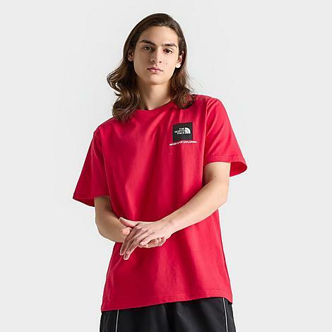 The North Face Inc Men's NSE Box Logo T-Shirt in Red/TNF Red Cover