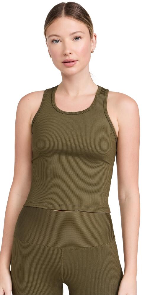 Year of Ours Ribbed YOS Tank Dark Olive Cover