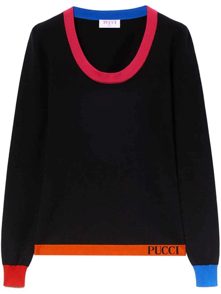 PUCCI colour-block jumper - Black Cover