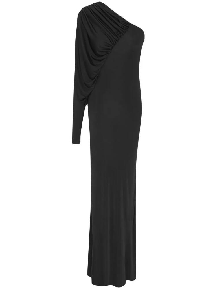 Saint Laurent one-shoulder evening dress - Black Cover