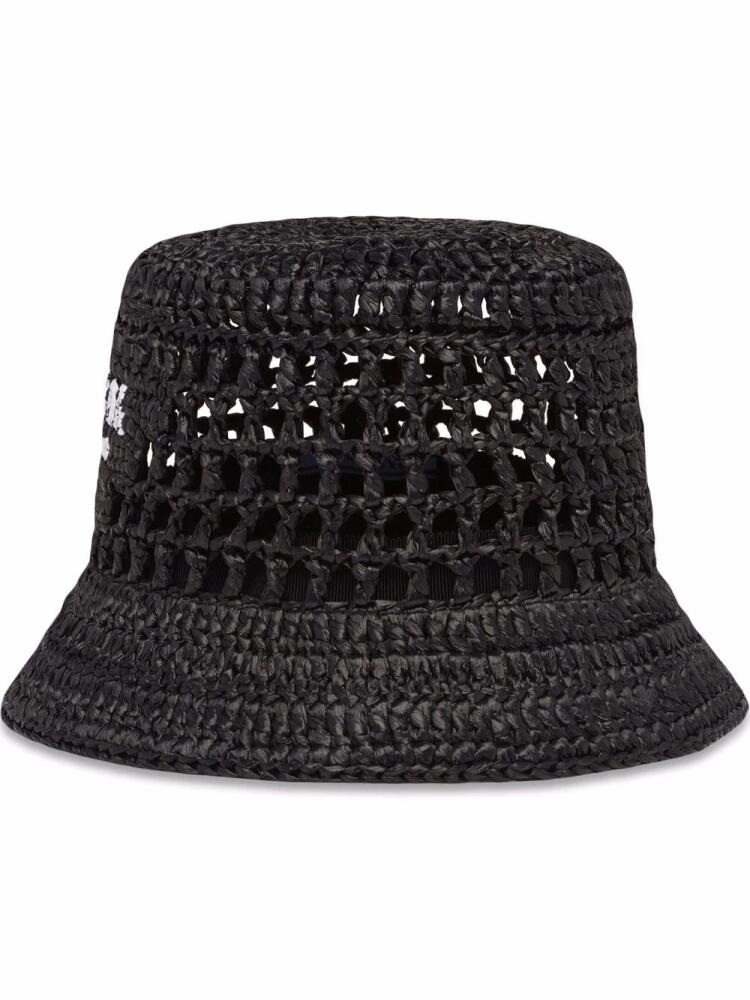 Prada raffia bucket hat - Black Cover