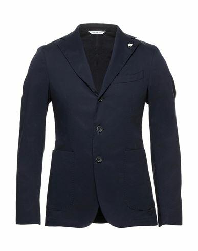 Manuel Ritz Man Blazer Midnight blue Cotton, Elastane Cover