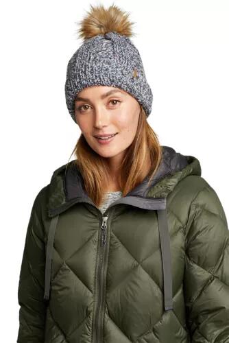 Eddie Bauer Women's Space-Dye Ribbed Beanie Cover