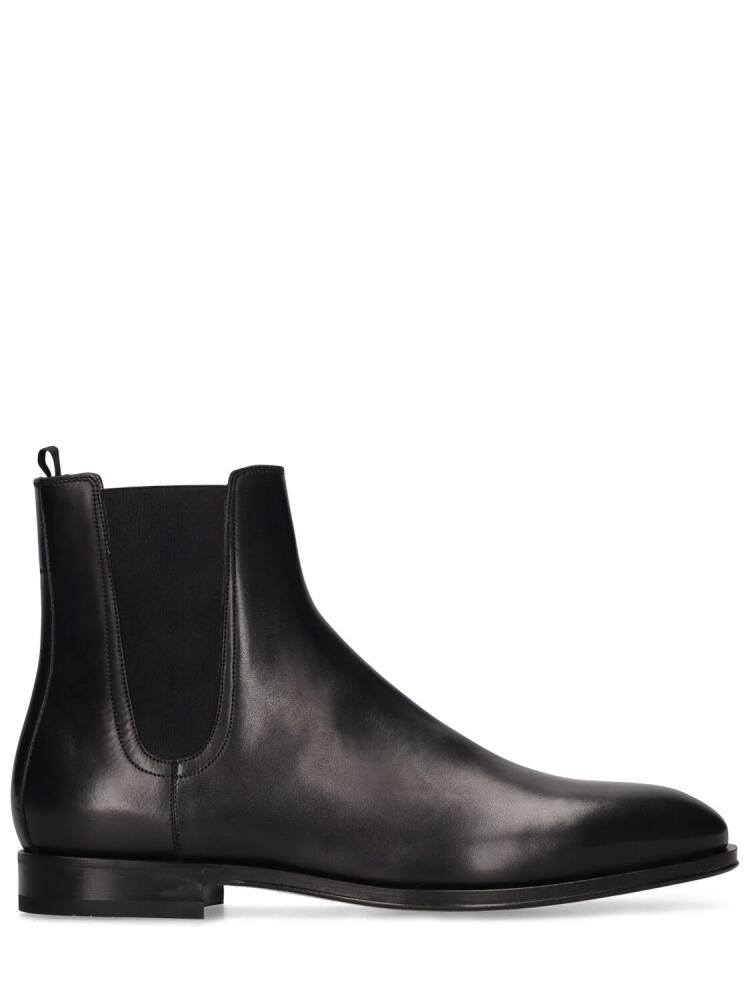 FERRAGAMO Falco Leather Boots Cover