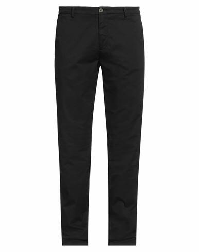 Manuel Ritz Man Pants Black Cotton, Elastane Cover