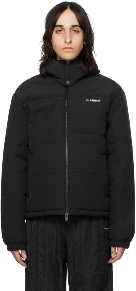 Han Kjobenhavn Black Hooded Puffer Jacket Cover