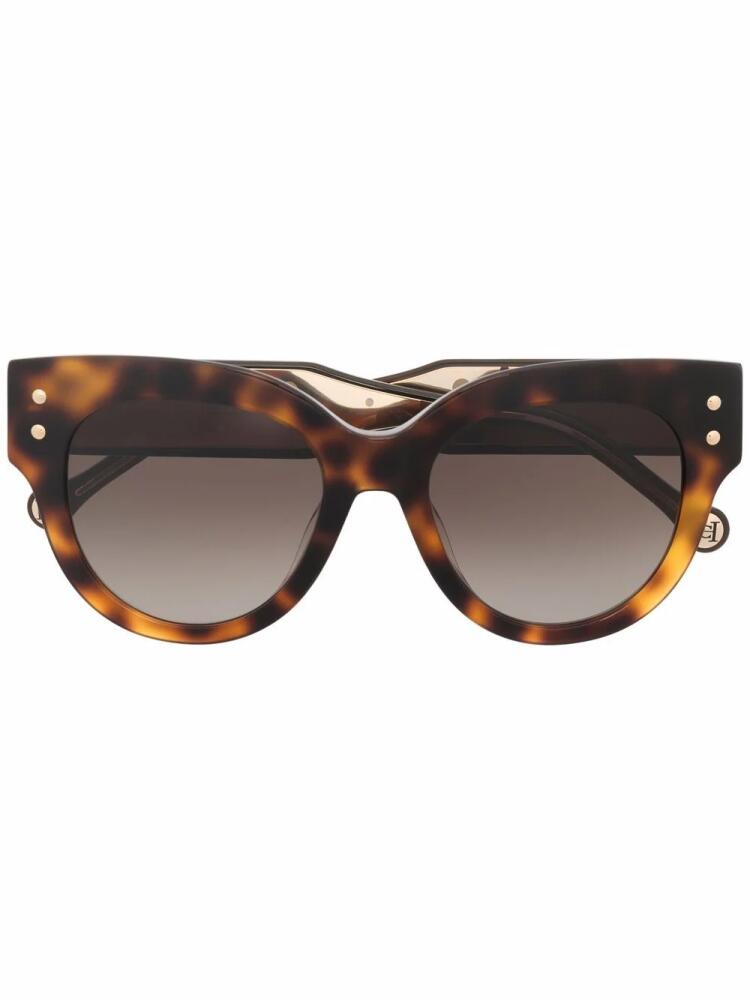 Carolina Herrera round-frame sunglasses - Brown Cover