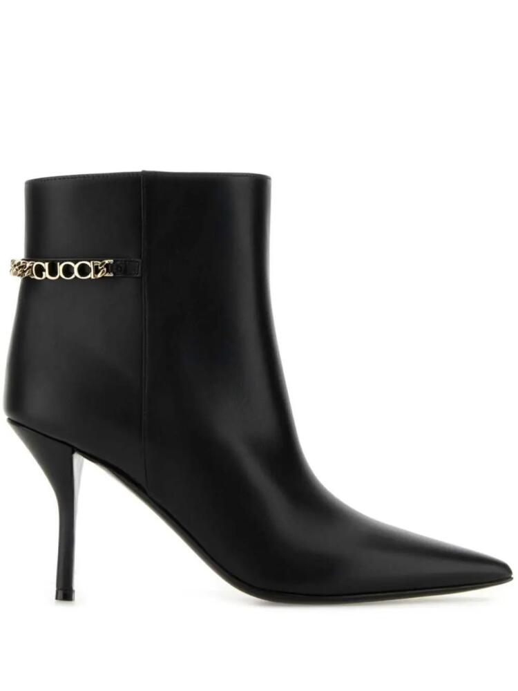 Gucci 100mm Signoria ankle boots - Black Cover