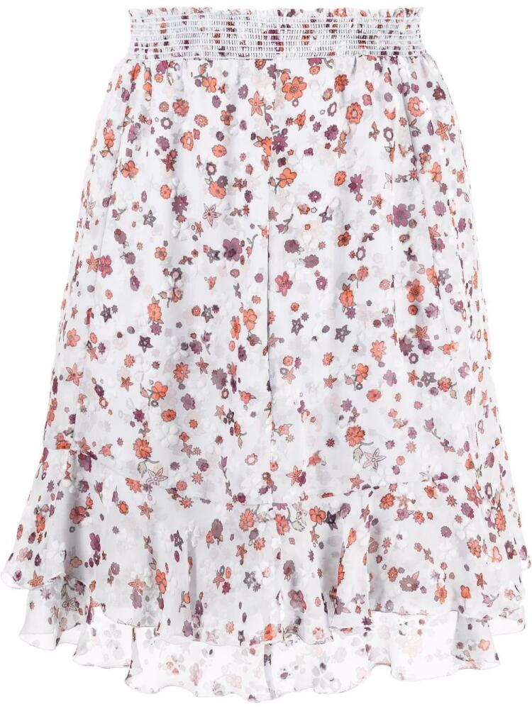 Dorothee Schumacher floral-print ruffle skirt - Grey Cover