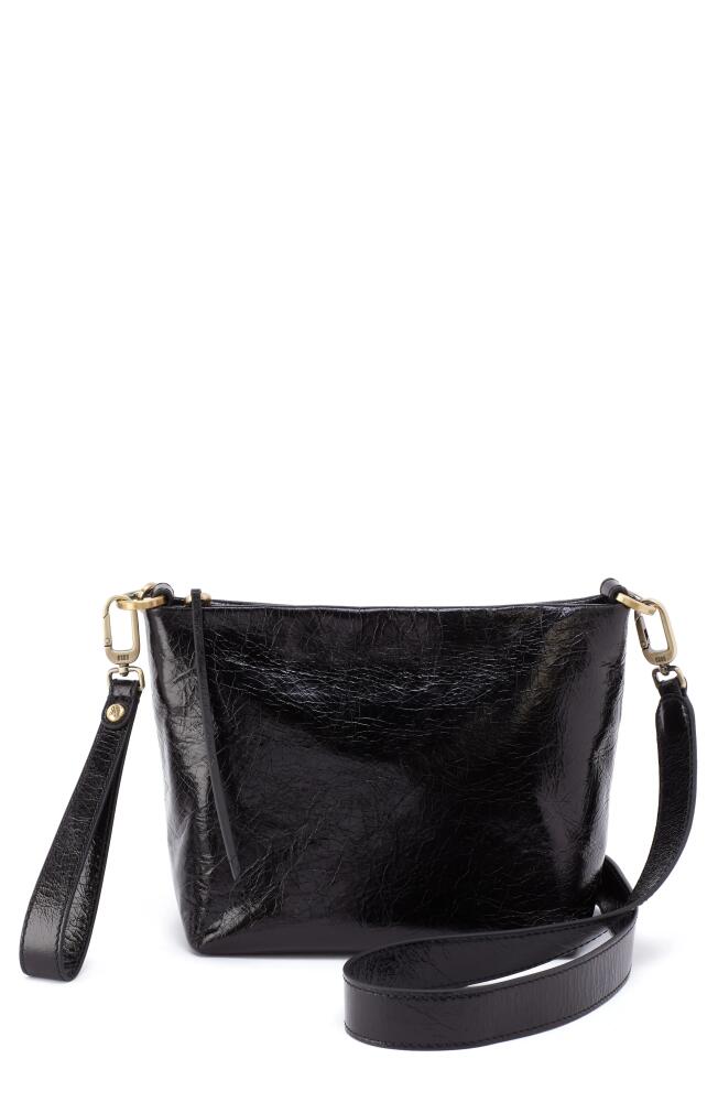 HOBO Ashe Leather Crossbody Bag in Black Cover