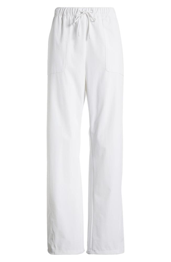 zella Navigator Drawstring Utility Pants in White Cover