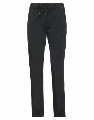 D. exterior Woman Pants Black Cotton, Elastane Cover