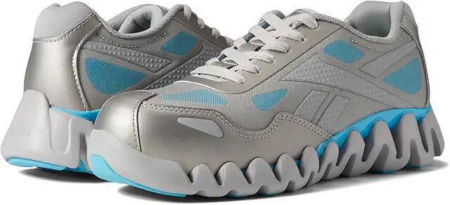 Reebok Work Zig Pulse Work EH Comp Toe (Grey/Powder Blue) Women's Shoes Cover