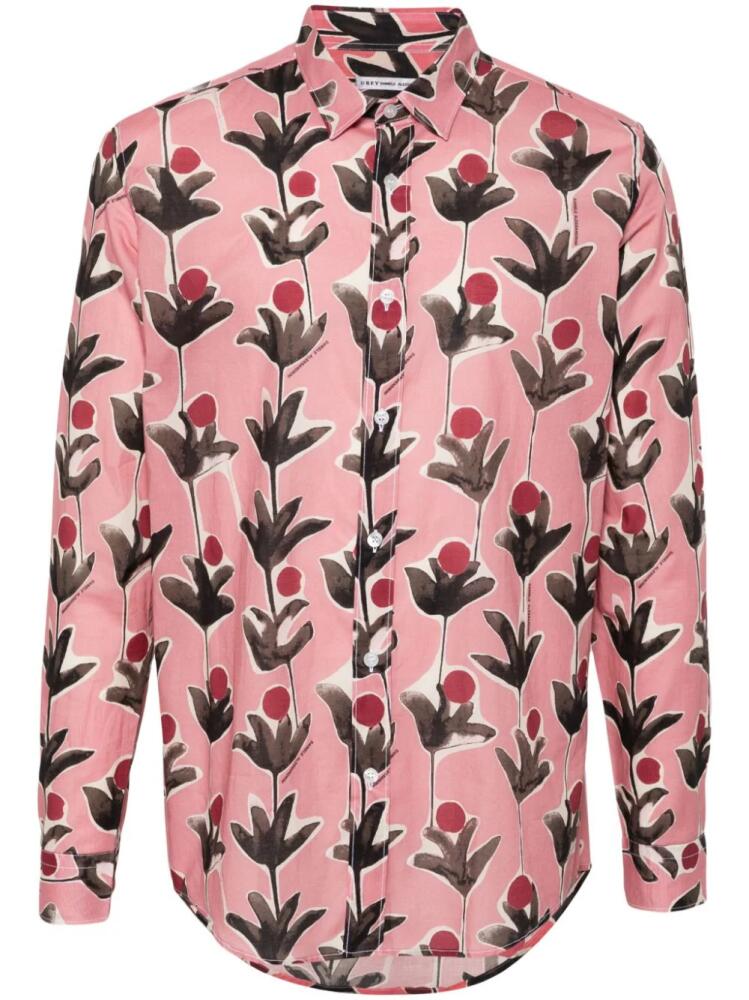 Daniele Alessandrini floral-print shirt - Pink Cover