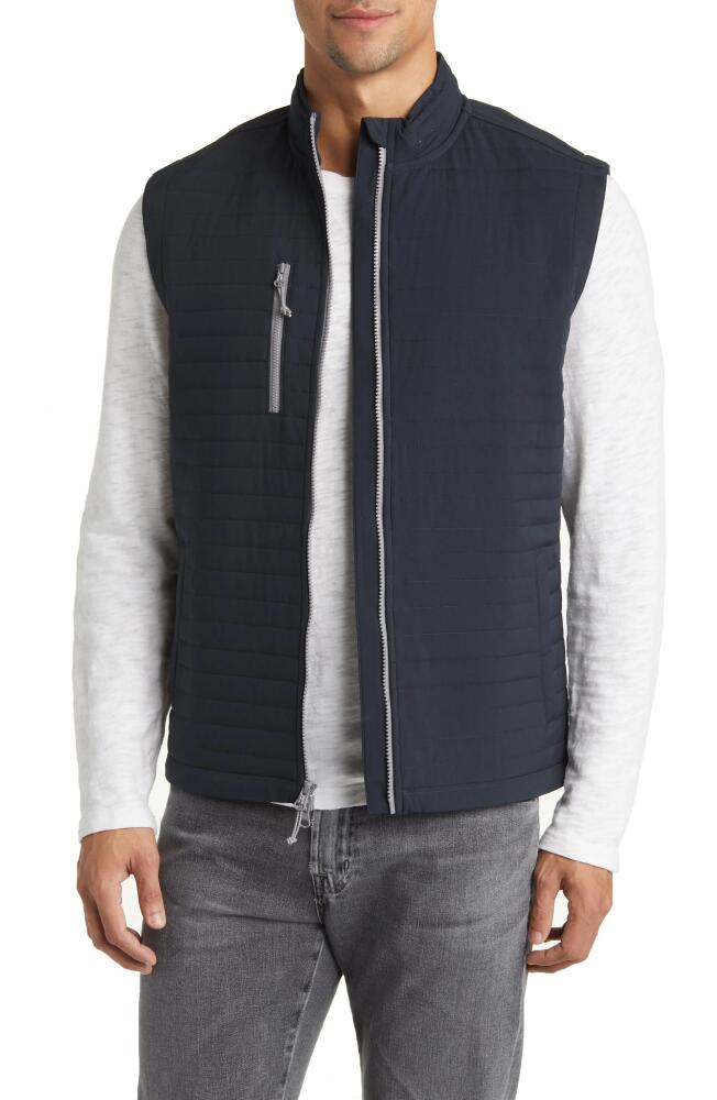 johnnie-O Crosswind Quilted Performance Vest in Black Cover