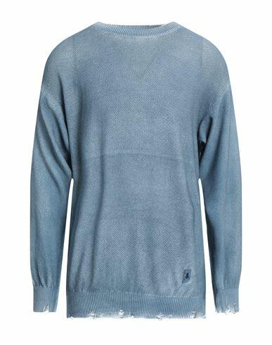 Bellwood Man Sweater Slate blue Cotton Cover