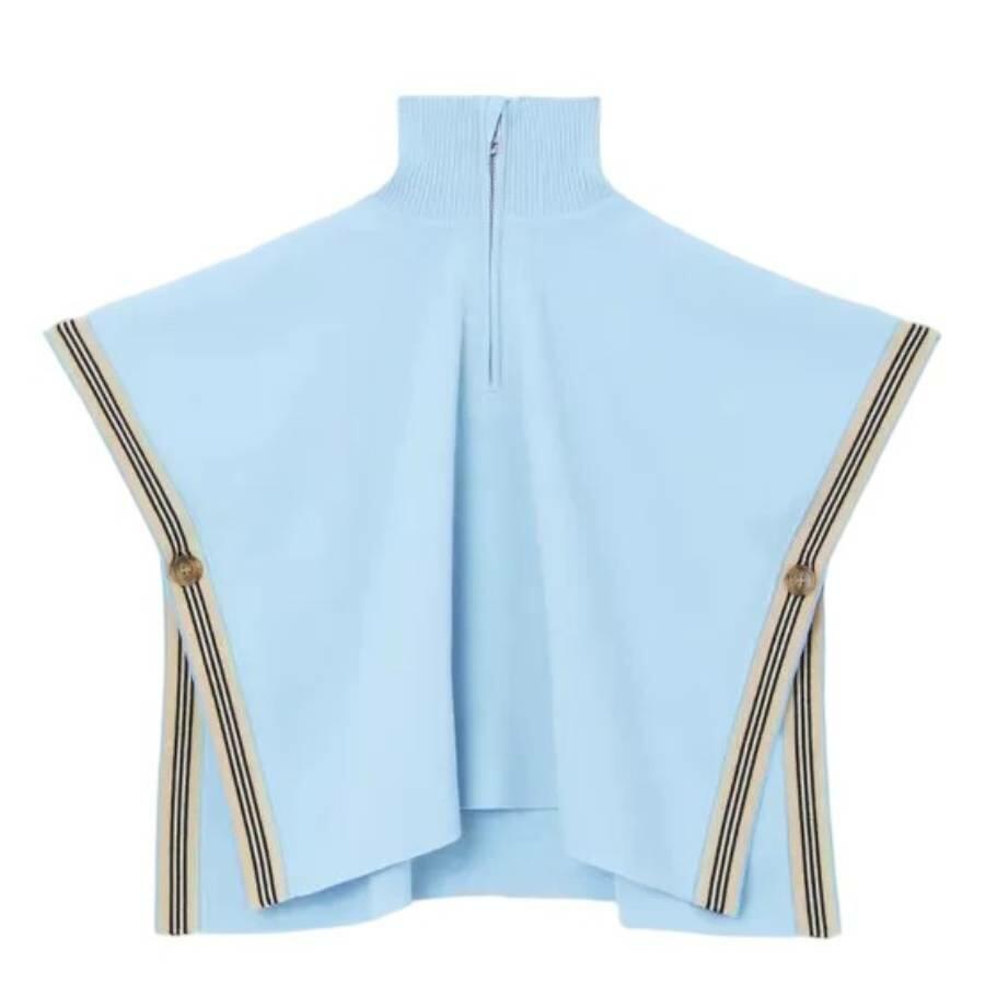 Burberry Icon Stripe Cape In Blau Cover