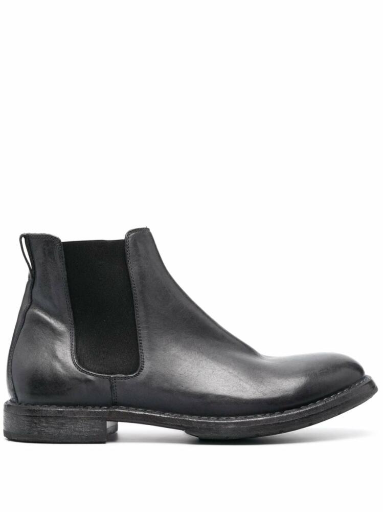 Moma Tronchetto leather boots - Grey Cover