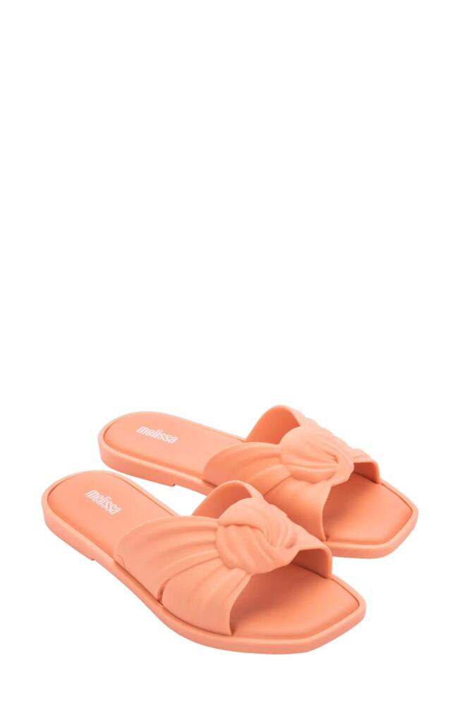 Melissa Plush Slide Sandal in Orange Cover