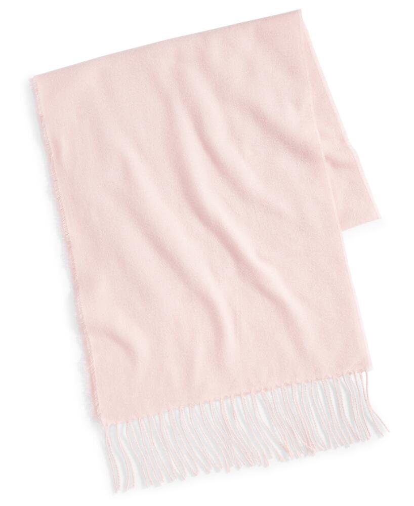 Style & Co Fringe Detail Solid Soft Wrap, Created for Macy's - Blush Cover