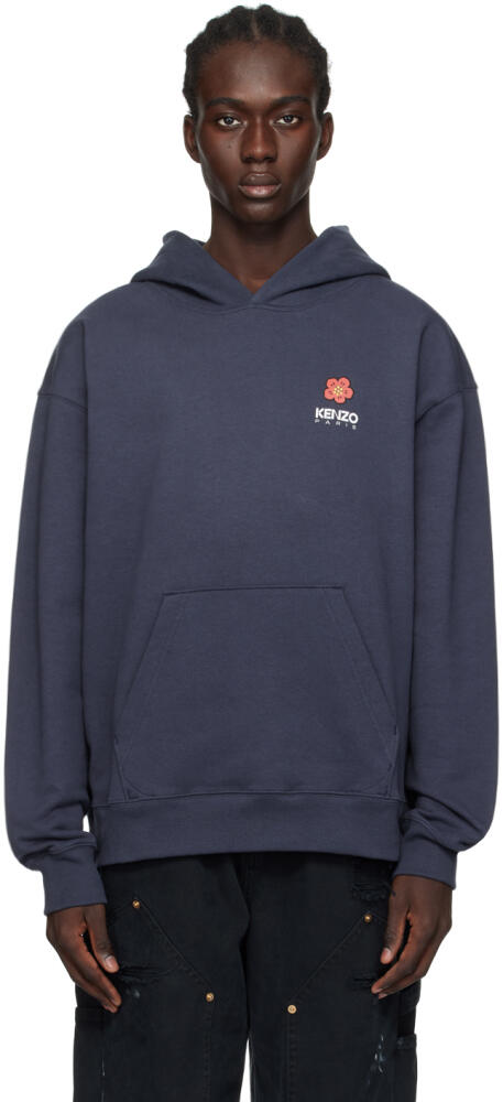 Kenzo Navy Kenzo Paris Boke Flower Hoodie Cover