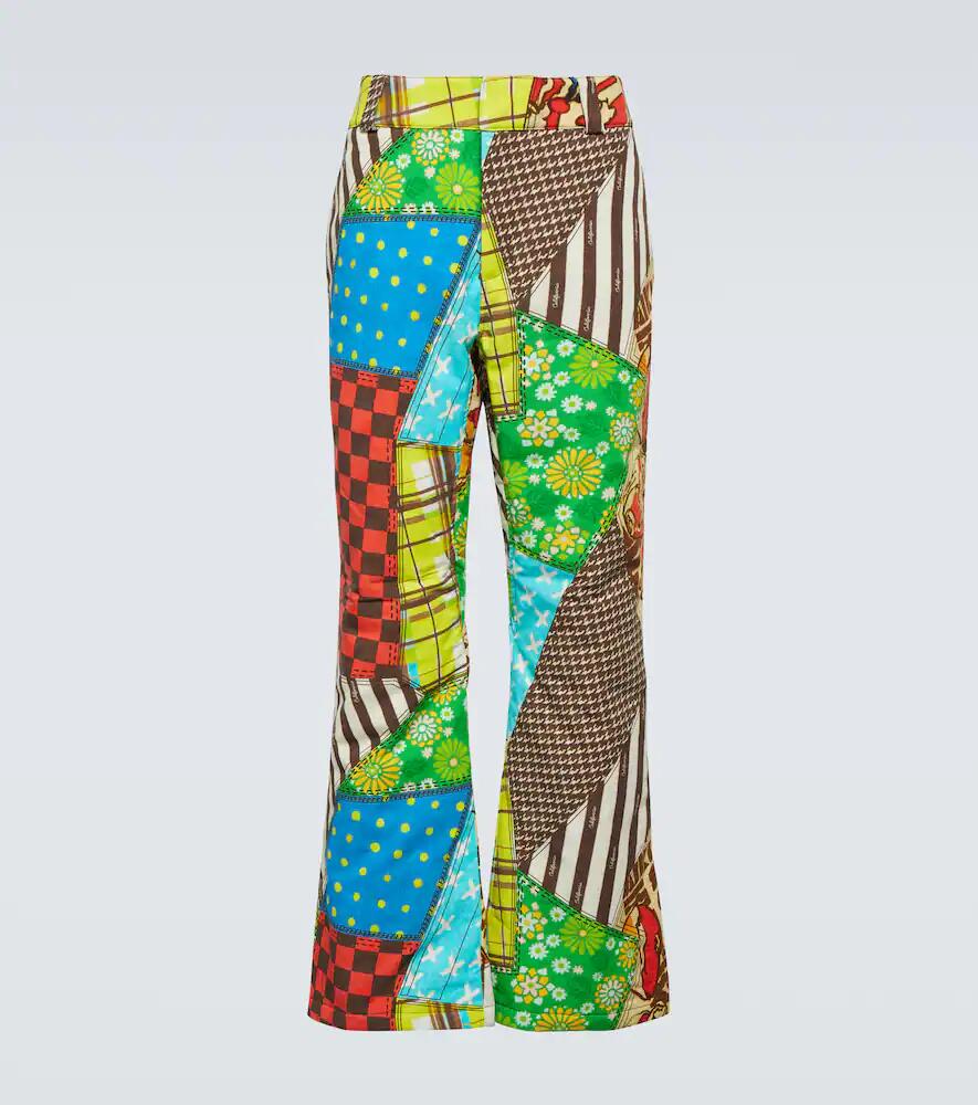 ERL Printed cotton-blend flared pants Cover