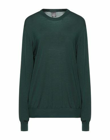 Lorena Antoniazzi Woman Sweater Dark green Virgin Wool Cover