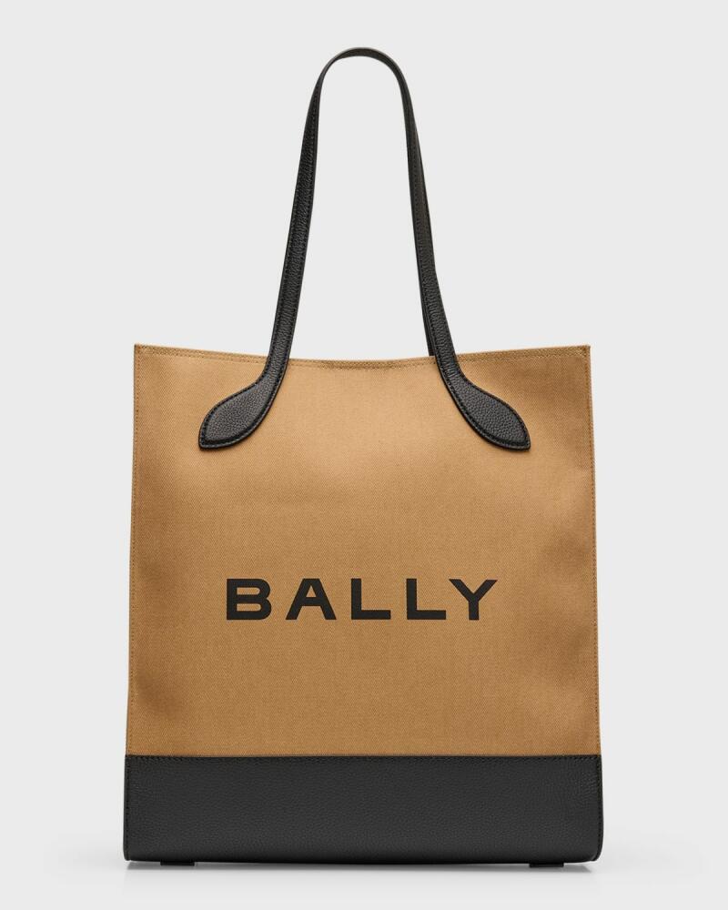 Bally Men's Bar Keep On Fabric and Leather Tote Bag Cover