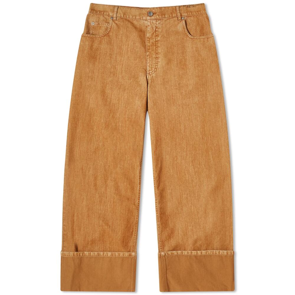 Marni Women's Baggy Denim Jeans in Buttercream Cover