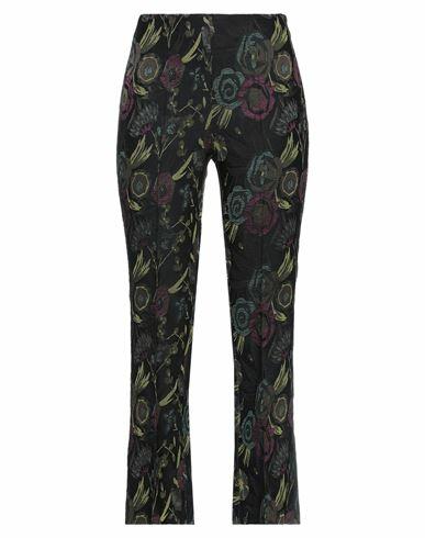 19.70 Nineteen Seventy Woman Pants Black Polyester, Viscose, Polyamide Cover