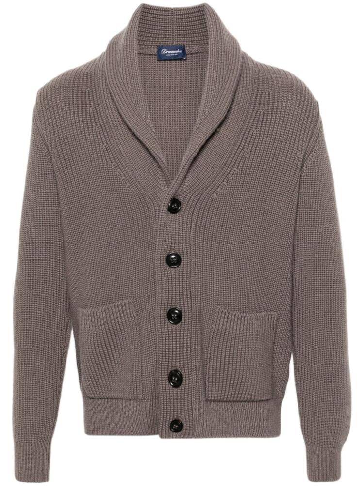 Drumohr merino wool cardigan - Brown Cover