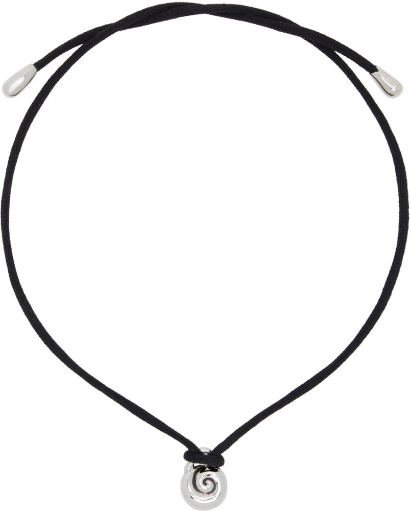 Sophie Buhai Black & Silver Nautilus Choker Cover