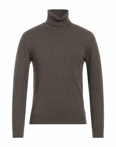 Daniele Fiesoli Man Turtleneck Khaki Eco-cashmere Cover