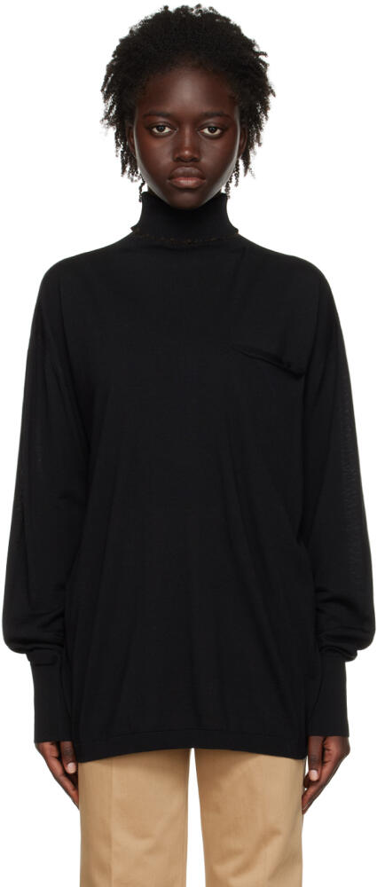 Quira SSENSE Exclusive Black Lettuce Pullover Cover