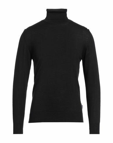 Takeshy Kurosawa Man Turtleneck Black Wool, Acrylic Cover