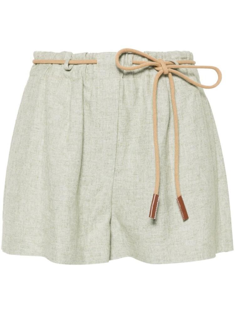 Alysi Malfie canvas shorts - Green Cover