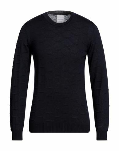 Primo Emporio Man Sweater Midnight blue Merino Wool Cover