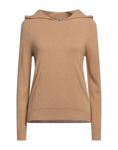 Arovescio Woman Sweater Camel Virgin Wool, Cashmere Cover