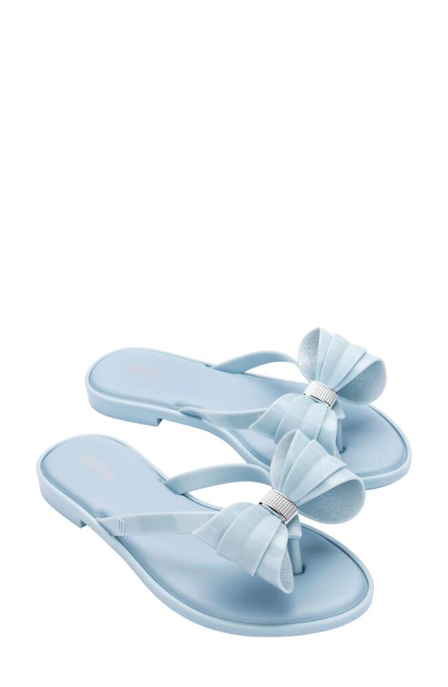 Melissa Slim V Ad Water Resistant Flip Flop in Blue Cover