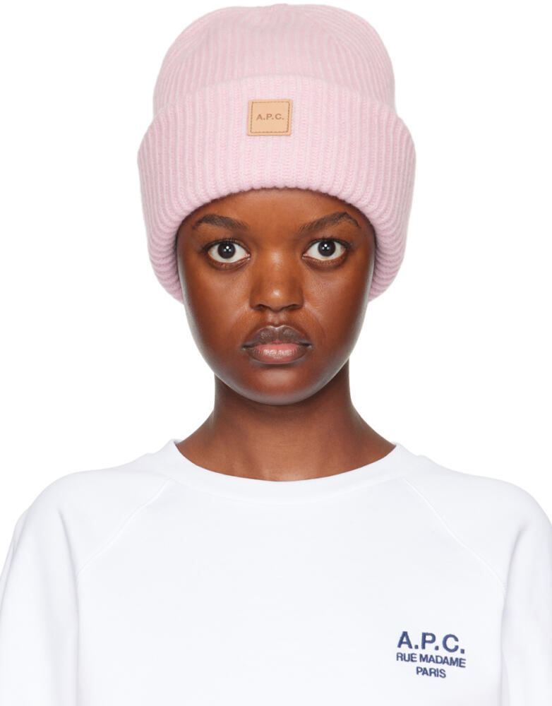 A.P.C. Pink Michele Beanie Cover