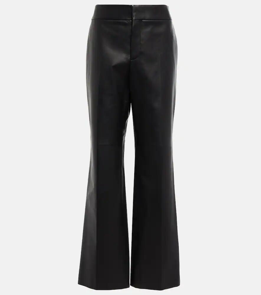 The Row Baer mid-rise leather pants Cover