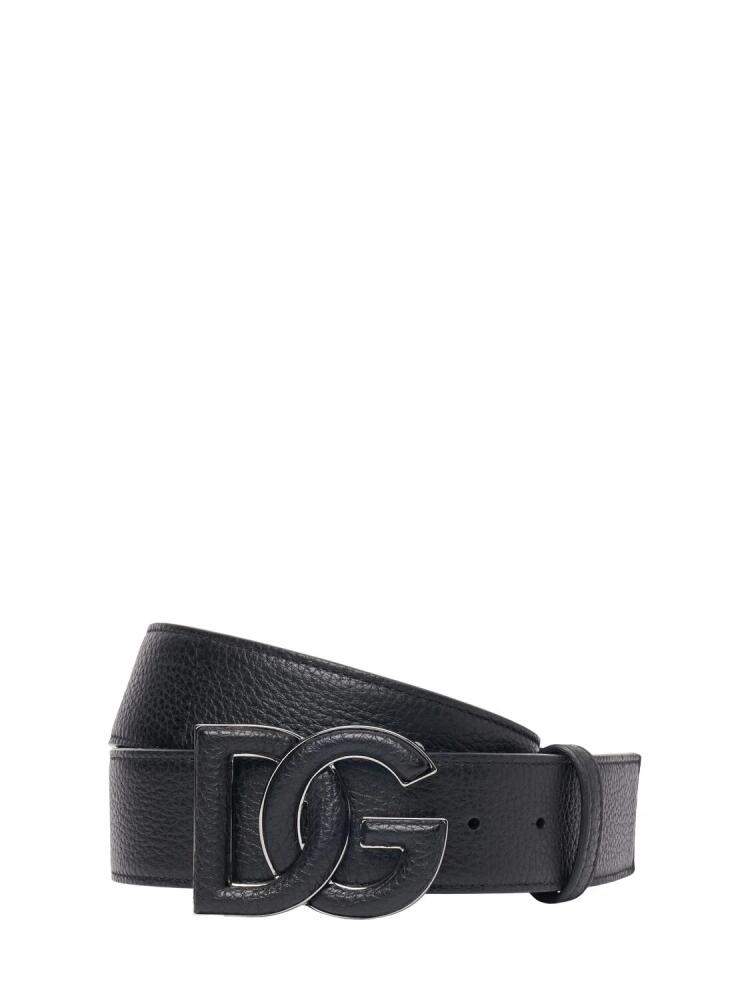 DOLCE & GABBANA 40mm Buckle Leather Belt Cover