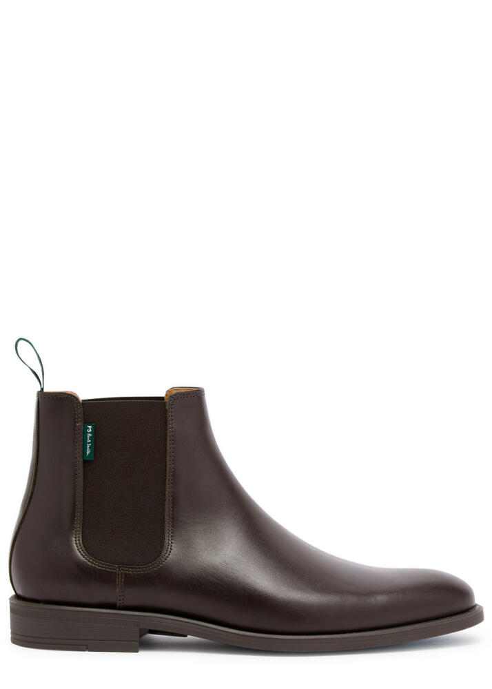 Paul Smith Cedric Leather Chelsea Boots - Brown Cover