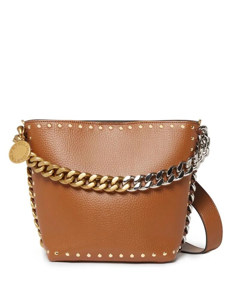 Stella McCartney Frayme studded bucket bag - Brown Cover