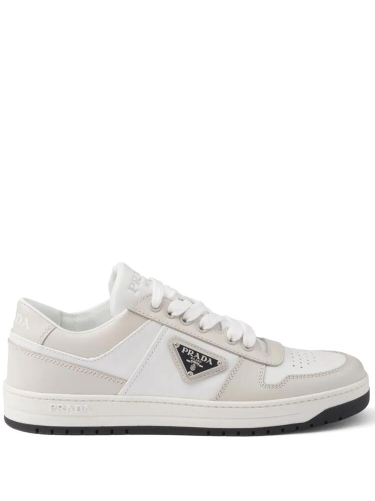 Prada Downtown leather sneakers - White Cover