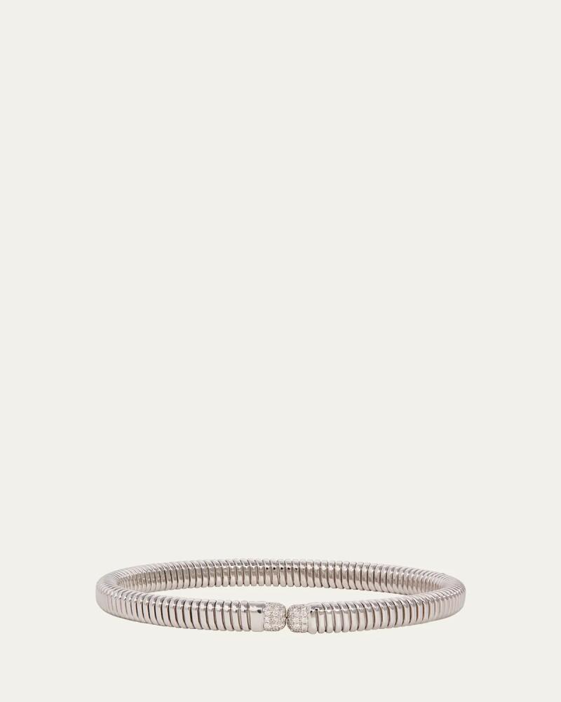 Sidney Garber 18K White Gold Narrow Flex Bettina Bangle Cover