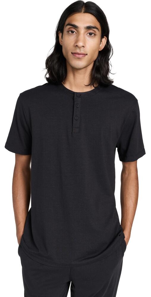 Lunya Slumberknit Henley Immersed Black Cover