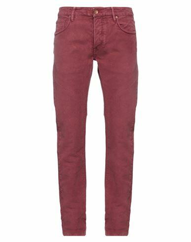 Hand Picked Man Pants Garnet Cotton Cover