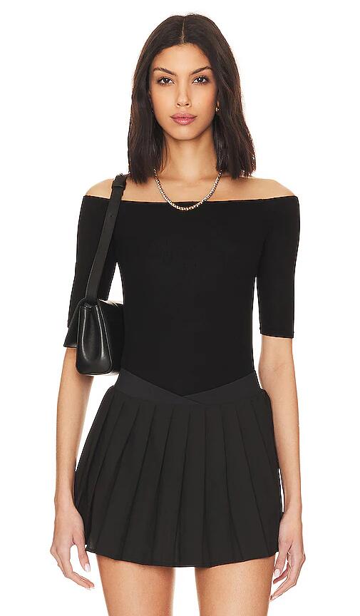 Michael Lauren Carleton Off Shoulder Top in Black Cover