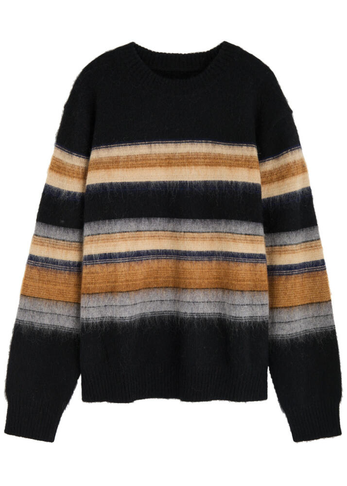 Wax London Wilde Striped Wool-blend Jumper - Black Cover